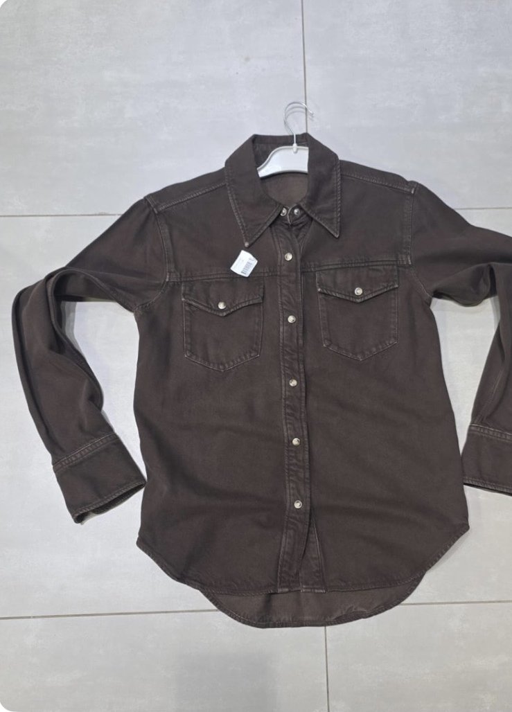 Grey Denim Jacket — Grey